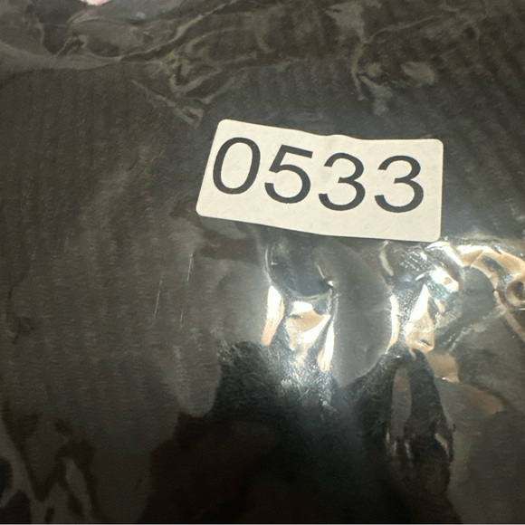 Reformation Sweater Women’s Sz Large Black Cropped Organic Cotton Ribbed Relaxed - Picture 8 of 8